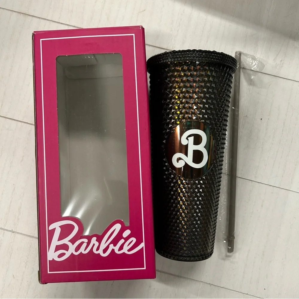 Babie Studded Tumbler Cup Black Metallic Like NIB‎